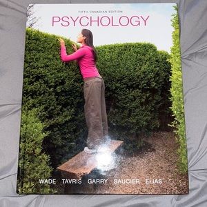 Fifth Canadian  Edition Psychology Textbook